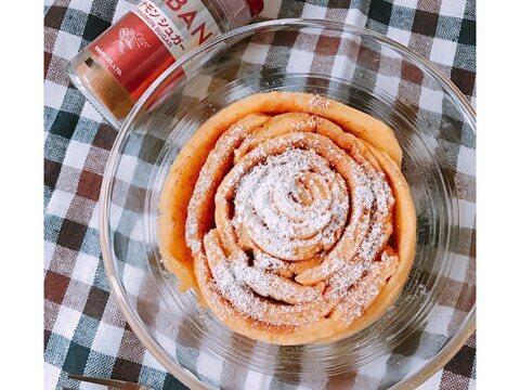 ホットケーキミックスで簡単！シナモンロール♪